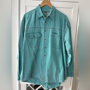 Levi's Aqua Denim Shirt